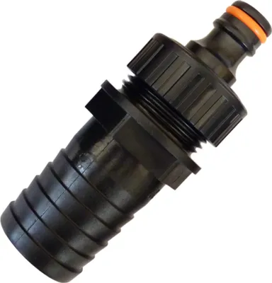 Produktbild von kompakter Schlauchadapter Schlauchverbinder kompatibel Gardena Stecksystem auf 32 mm Poolschlauch