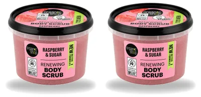 Produktbild von 2 x Organic Shop Bodyscrub Raspberry & Sugar - 250 ml - Vorteilspackung - 2 Stücke