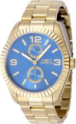 Obrázek produktu pro Invicta Specialty 49532 Pánské Hodinky - Quartz Hnutí - Nerezová Ocel se Modrým Ciferníkem - 43 mm