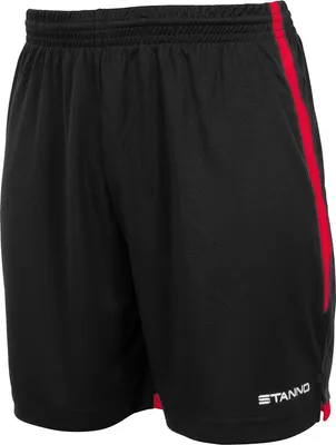 Produktbild von Stanno Focus II Shorts Kinder - Schwarz / Rot  | Größe: 152
