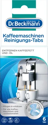 Obrázok produktu pre Dr. Beckmann, tabletki do czyszczenia ekspresów, 6 sztuk (PRODUKT Z NIEMIEC)