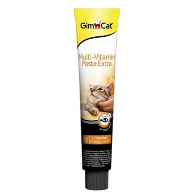 Produktbild von GIMCAT Multi-Vitamin Paste Extra – Leckerli für Katzen – 100g