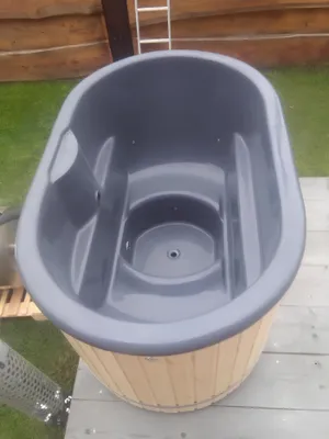 Obrázok produktu pre Whirlpool Bazén Vírivka Vonkajšia vaňa Pec Záhrada Sud Thermowood Drevo