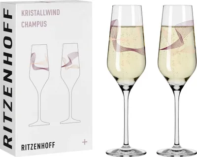 Produktbild von Kristallwind Champagnerglas-Set #1, #2 Von Romi Bohnenberg