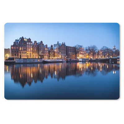 Produktbild von MuchoWow® Mauspad Mousepad Amsterdam - Sonnenuntergang - Spiegelung 27x18 cm - Mousepads - Maus Mat - Pad - Mausunterlage - Büroartikel - Desk Matten
