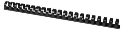 Zdjęcie produktu dla Segregator, 22 mm, czarny, 50 sztuk, wymiary: 2,2 cm, 31,5 cm, kolor: czarny