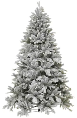 Produktbild von VIVANNO Weihnachtsbaum Polyethylen NORDMANN SNOW 210 Rund, Weiß naturgetreu - 142x210 cm