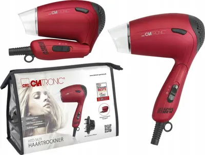 Obrázek produktu pro Malý Skládací Cestovní Fén Cestovní Ionizace 1300W