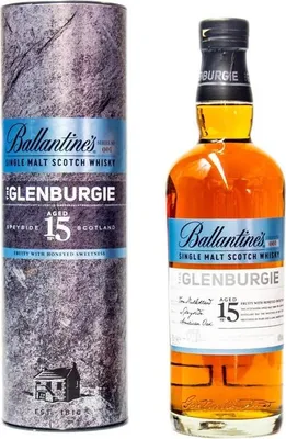 Produktbild von Ballantine’s GLENBURGIE, 0,7 l, Single malt, Schottland, Speyside, 15 Jahr(e), Glasflasche