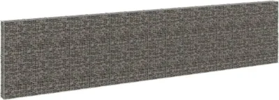 Produktbild von "2026 Promotion" Gartenzaun - Gabionenwand mit Abdeckung Verzinkter Stahl 900x30x200 cm - Metallzäune CC1217