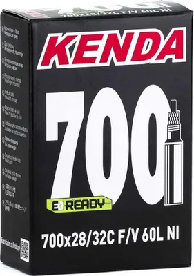 Produktbild von Kenda Presta 60 Mm Fahrradschlauch Schwarz 700C / 28-32 Schwarz 700C