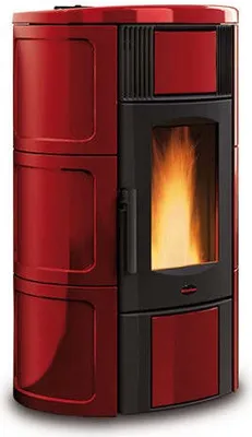 Produktbild von Wassergeführter Pelletofen Extraflame Iside Idro 2.0 5,4-18,1kW | Bordeaux