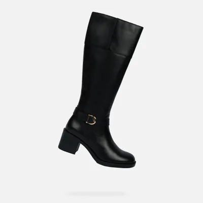 Produktbild von Geox Schwarze Damenstiefel Serilda 60 39,5