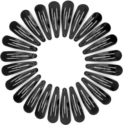 Produktbild von Silberne Haarspangen Y2K Stil 4,1 cm Antirutsch für Mädchen und Frauen