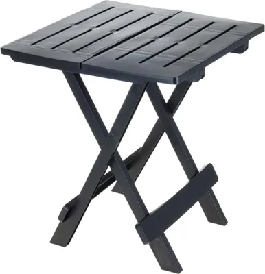 Produktbild von ProGarden Campingtisch Kunststoff grau 45x43x50cm Outdoor