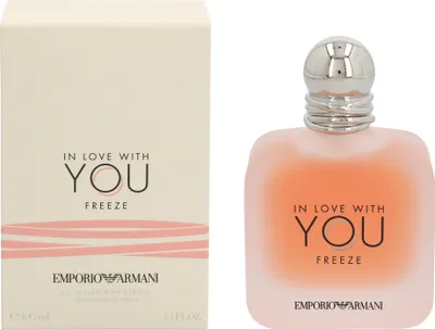 Produktbild von Emporio Armani In Love With You Freeze, Frauen, 100 ml, Nicht nachfüllbare Flasche, Kirsche, Pfingstrose, Patschuli, Weißer Moschus