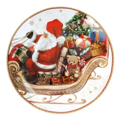 Obrázek produktu pro Vánoční servírovací mísa z porcelánu (Coupe)