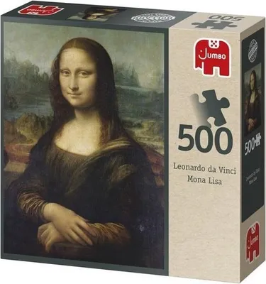 Produktbild von Jumbo 500 Teile Leonardo da Vinci  Mona Lisa
