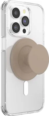 Zdjęcie produktu dla PopSockets 807491, Uchwyt, Beżowy, Latte, Apple, iPhone 17 Pro Max, 1 szt.