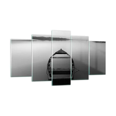 Produktbild von Bilder auf glas - 5 Teile - £ódŸ Einsamkeit Leere - 160x85cm - Glasbilder - Wandbilder - Bilder - zum Aufhängen bereit - Wanddekoration aus Glas - Glas Bilder - Wandbild auf Glas - GEA160x85-4932