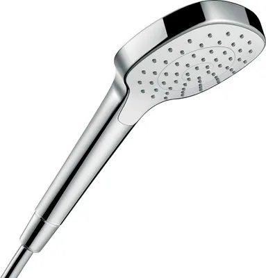 Image de Douche de la série hansgrohe Croma E, modèle 110, un jet, technologie EcoSmart+, couleur blanc/chromé