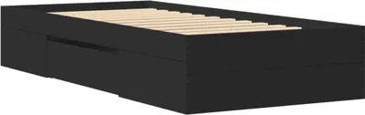 Obrázok produktu pre vidaXL Posteľný rošt čierny 90x190 cm Materiál dreva