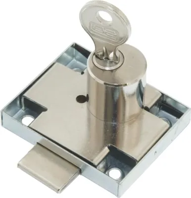 Produktbild von Möbelschloss ZMB-2 vernickelt, links – MP ZM-2 LE