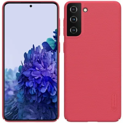Produktbild von Nillkin, Hülle Galaxy S21 Plus Super Frosted Shield Qi-fähig, Rot