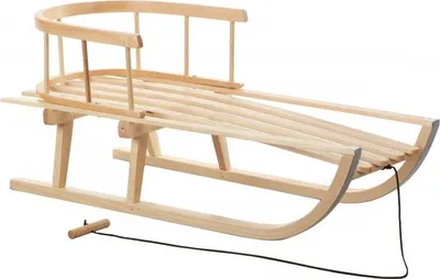 Produktbild von Nina Holzschlitten mit Rückenlehne