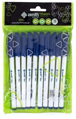 Produktbild von Zenith Gliss Kugelschreiber Blau 0,5mm 10 Stück