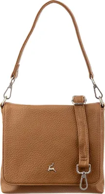 Produktbild von Prato S035-G genarptes PolyurethanUmhängetasche Handtasche mocha