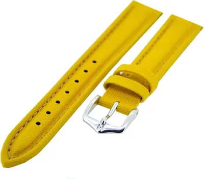 Produktbild von Uhrenarmband ProSport Textil 1871957316 Hirsch Gelbsilber 16mm NEU