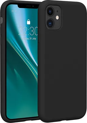 Produktbild von Etteri Silikonhülle für iPhone 11 Cover Handyhüllen schwarz