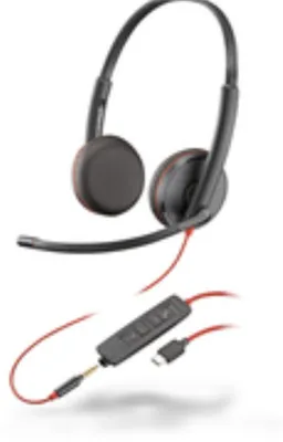 Productafbeelding van HP Inc. 8X229A6 Poly Blackwire 3225 Stereo USB-C + USB-A + 3,5 mm