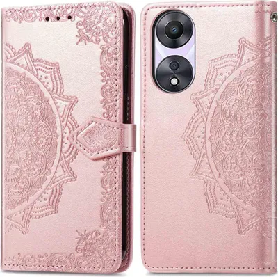 Immagine prodotto di Custodia a libro imoshion Mandala Oppo A78 (4G) - Oro rosa