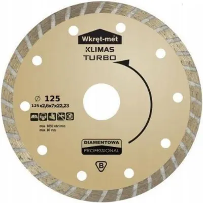 Produktbild von 125mm Turbo Profi Diamantscheibe TDT-125P WM