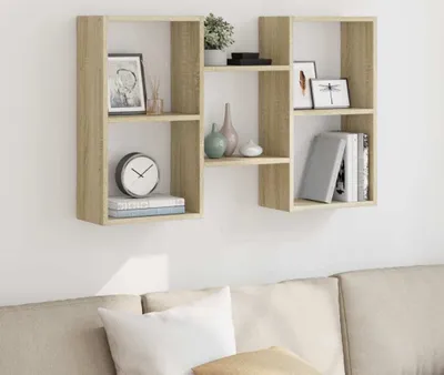Produktbild von Wandregal Sonoma-Eiche 96x18x60 cm Holzwerkstoff 853229