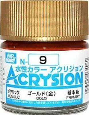 Produktbild von Mr Hobby - Gunze N-009 - Acrysion (10 ml) Gold - Neu