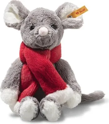 Produktbild von Steiff Maus Mia Christmas grau 21 cm 056123