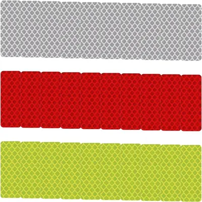 Produktbild von Reflektoren für Kinderwagen – Set mit 30 Stück – Sicherheitsreflektoren – Universelle Aufkleber – Geeignet für alle