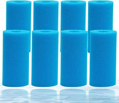Produktbild von Famanu Filterspons Typ A - waschbare Schaumstofffilter - 8 Stück