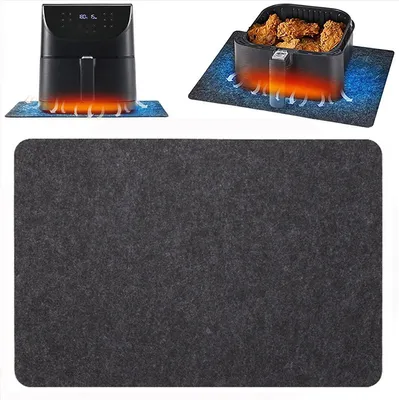 Hitzebeständige Silikon-Matte Für Ninja Crispi Airfryer – 26,9x26,9 Cm, Schützt Arbeitsplatte
