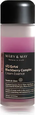 Zdjęcie produktu dla Mary&May Vegan Blackberry Complex Cream Essence,140ml - Rozjaśniająco-nawilżająca esencja do twarzy