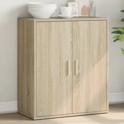 Zdjęcie produktu dla vidaXL Kredens dąb sonoma 60x31x70 cm materiał drewnopochodny