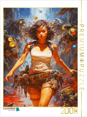 Produktbild von CALVENDO Puzzle Elegante Weltraumprinzessin | 2000 Teile Lege-Größe 90x67cm Foto-Puzzle für glückliche Stunden