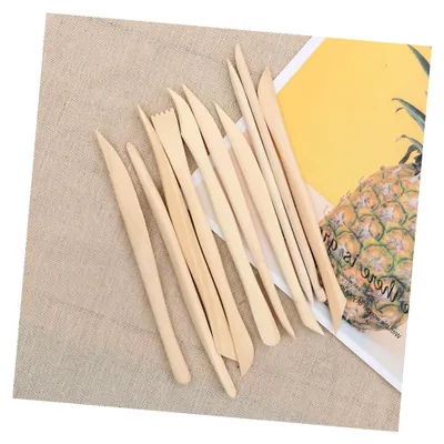 Produktbild von 10 Stück Holzbildhauerwerkzeuge für Töpferarbeiten