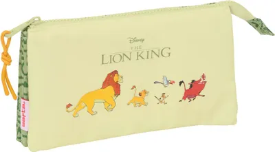 Immagine prodotto di Astuccio triplo multiuso Mufasa verde beige 22 x 12 x 3 cm