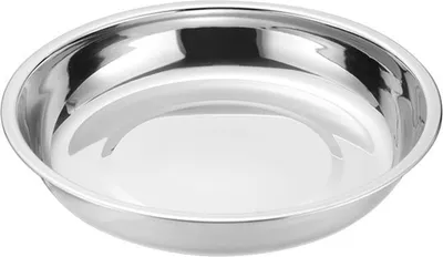Produktbild von Metall-Essteller, 304 Edelstahl, rund, Camping-Teller, verdickter Suppenteller, Geschirr-Werkzeug