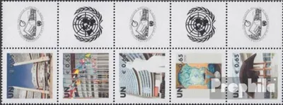 Produktbild von Briefmarken UNO - Wien 2008 Mi 538Zf-542Zf Zehnerblock (kompl.Ausg.) postfrisch Grußmarken