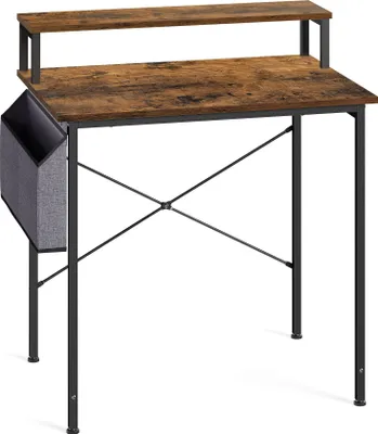 Produktbild von Computertisch Schreibtisch 80 x 55 x 76 - 90,5 cm Rustikal für das Büro, für zu Hause